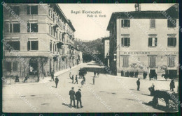 Pistoia Montecatini Viale Verdi PIEGHINA Cartolina WX2480 - Pistoia