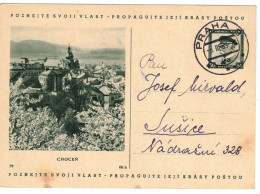 Illustrated Postal Card Choceň PC Praha CDV69 59 - Postcards