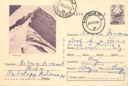 Postal Stationery Postcard Romania Mountain Hike - Romania