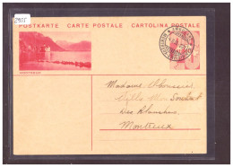 ENTIER POSTAL - CACHET AMBULANT " MONTREUX - ZWEISIMMEN " - GANZSACHE - TB - Entiers Postaux