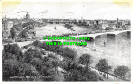 R470087 London. Waterloo Bridge. Valentine. Silveresque. 1953 - Autres & Non Classés