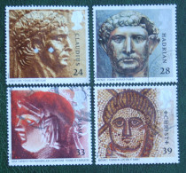 Roman Britain (Mi 1455-1458) 1993 Used Gebruikt Oblitere ENGLAND GRANDE-BRETAGNE GB GREAT BRITAIN - Gebruikt