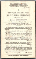 Bidprentje Baasrode - Dubois Jacobus (1850-1940) - Images Religieuses