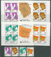 South Korea 1986 Olympic Games Seoul, Fencing, Equestrian, Football Soccer Etc. Set Of 4 + 4 S/s MNH - Verano 1988: Seúl