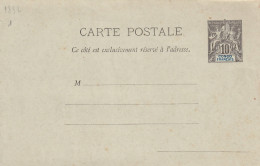 Entier Congo Francais Colonies Francaise Postes 10 C. Carte -Lettre - Ongebruikt