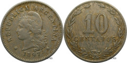 Argentine - République - 10 Centavos 1897 - TTB/XF45 - Mon6026 - Argentine