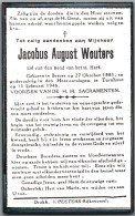 Bidprentje Beerse - Wouters Jacobus August (1881-1946) - Images Religieuses