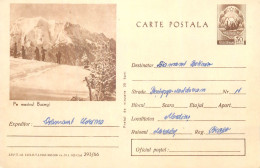 Postal Stationery Postcard Romania Bucegi Mountain - Romania