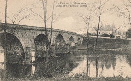 Dangé * Un Coin Du Village * Le Pont Du Sur La Vienne Entre Dangé Et St Romain - Dange Saint Romain