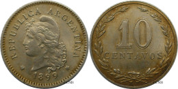 Argentine - République - 10 Centavos 1899 - SUP/MS60 - Mon6029 - Argentina