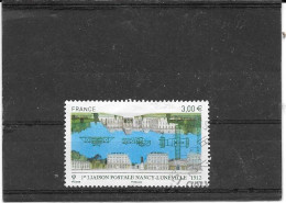 FRANCE 2012  1er LIAISON POSTALE NANCY-LUNEVILLE TIMBRE GOMME CACHET ROND PA. N° 75 - 1960-.... Usati