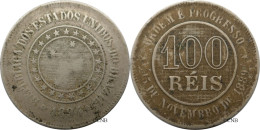 Brésil - République - 100 Reis 1894 - TB/VF25 - Mon6429 - Brazilië