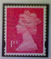 Great Britain, Scott #MH440, 2019, Used, Machin, 1st, Dark Red - Série 'Machin'