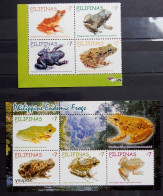 Philippines 2011, Frogs, Two MNH S/S - Filipinas