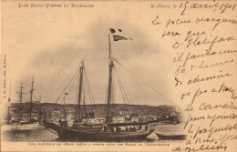 Saint Pierre Et Miquelon, Saint Pierre, Une Goelette De Peche - Saint Pierre And Miquelon