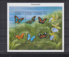 Djibouti - 2000 - Butterflies - Yv 757/62 - Mariposas