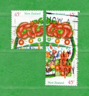 (Us8) NUOVA ZELANDA  °- 1993 - NOEL.  Yvert. 1241-1242-1244.  Used. - Gebruikt