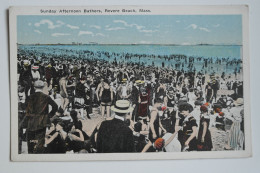 CPA Couleur Sunday Afternoon Bathers Revere Beach Mass - TER98 - Juegos Y Juguetes