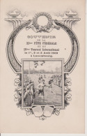 SOUVENIR DE LA XIème FETE FEDERALE DE 08/1909 - CARTE RARE - Luxemburg - Town