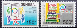 Senegal 1995, 25 Years Francophony, MNH Stamps Set - Senegal (1960-...)