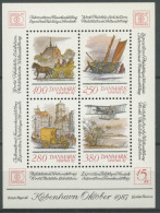 Dänemark 1986 Int. Briefmarkenausstellung HAFNIA '87 Block 5 Postfrisch (C14095) - Blocks & Kleinbögen