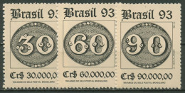 Brasilien 1993 BRASILIANA Ochsenaugen MiNr.1/3 2526/28 Postfrisch - Neufs