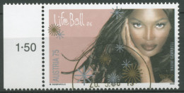 Österreich 2006 Aids-Hilfe Life Ball Naomi Campbell 2590 Gestempelt - Used Stamps
