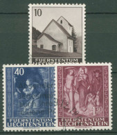 Liechtenstein 1964 Weihnachten Kirchenmotive 445/47 Gestempelt - Gebruikt