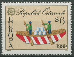 Österreich 1989 Europa CEPT Kinderspiele Holzspielzeug 1956 Postfrisch - Nuovi