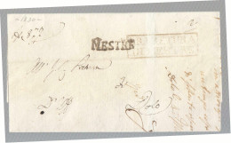 1830 VENETO Coperta MESTRE-DOLO+lineare MESTRE-D149 - 1. ...-1850 Prefilatelia