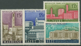 Frankreich 1958 Städte Stadtansichten 1188/91 Postfrisch - Neufs