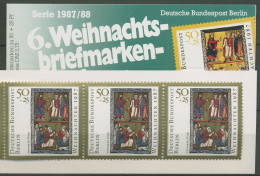 Berlin Rotes Kreuz 1987 Weihnachten Markenheftchen 797 W MH Postfrisch (C60215) - Markenheftchen