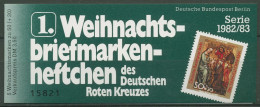 Berlin Rotes Kreuz 1982 Weihnachten Markenheftchen 688 W MH Postfrisch (C60208) - Postzegelboekjes