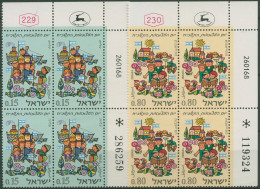 Israel 1968 Unabhängigkeit 420/21 Plattenblock Postfrisch (C61588) - Nuevos (sin Tab)