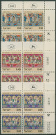 Israel 1972 Frühlingsfest 547/49 Plattenblock Postfrisch (C61639) - Ungebraucht (ohne Tabs)