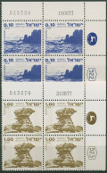 Israel 1977 Landschaften 719/20 Y I Plattenblock Postfrisch (C61716) - Ongebruikt (zonder Tabs)