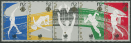 Seychellen 1988 Olympische Sommerspiele Seoul 666/70 ZD Postfrisch (C62419) - Seychelles (1976-...)