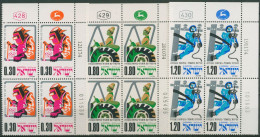 Israel 1975 Sicherheit Arbeitsschutz 626/28 Plattenblock Postfrisch (C61671) - Nuovi (senza Tab)