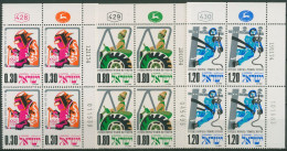 Israel 1975 Sicherheit Arbeitsschutz 626/28 Plattenblock Postfrisch (C61671) - Ongebruikt (zonder Tabs)