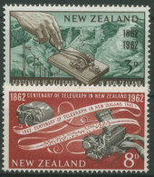 Neuseeland 1962 Telegraphie Fernschreiber 420/21 Postfrisch - Ongebruikt