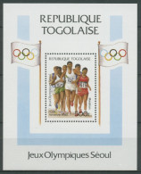 Togo 1982 Olympische Sommerspiele Seoul Marathon Block 308 Postfrisch (C27130) - Togo (1960-...)