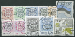 Estland 1991 Jahrgang Komplett (165/75) Gestempelt (G60097) - Estland