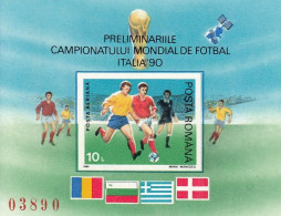 ROMANIA Block 260,unused - 1990 – Italia