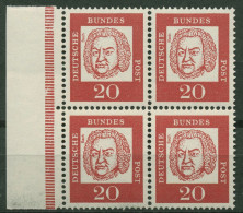 Bund 1961 Bedeutende Deutsche 4er-Block Aus MHB 352 Y SR Li. Postfrisch - Unused Stamps