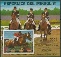 Paraguay 1976 Olympiade Paul Schockemöhle Block 289 Postfrisch (C80534) - Paraguay