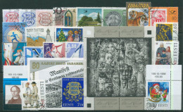 Estland 1998 Jahrgang Komplett (314/38, Block 11/12) Gestempelt (G60101) - Estonia