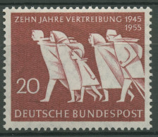 Bund 1955 10 Jahre Vertreibung 215 Postfrisch - Ungebraucht