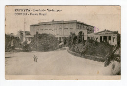 1918. WWI SERBIA,MILITARY CARD,CORFU,GREECE,SENT VIA V.P.999 TO MIKRA,CENSOR IN BLACK,ROYAL PALACE CORFU,POSTCARD,USED - Serbien