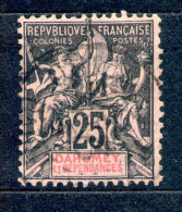 Dahomey 1899, Michel-Nr. 3 O - Usados