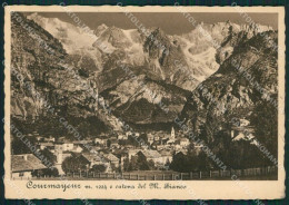 Aosta Courmayeur Catena Monte Bianco FG Cartolina KB2259 - Aosta